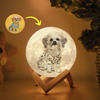 Picture of Personalized 3D Photo Moon Lamp w/ Touch Control for Any Occasions | Customized Moon Lamp w/ Photo & Text | Best Gift Idea for Birthday, Christmas, Valentine's Day etc.