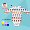 Picture of Customized Photo Face Baby Clothing - Face Photo Long-Sleeve Baby Suits - Custom Face Photo Baby Suits - Baby Body Suits as Baby Shower Gift