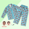 Picture of Customized Face Pajamas | Customized Photo Pajamas | Customized Pajamas Set Full Of Love For Home