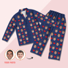 Picture of Customized Face Pajamas | Customized Photo Pajamas | Customized Pajamas Set Full Of Love For Home