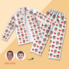 Picture of Customized Face Pajamas | Customized Photo Pajamas | Customized Pajamas Set Full Of Love For Home