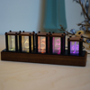 Picture of DIY RGB LED Nixie Tube Clock | Best Home Decor Gifts | Unique Clock Gift For Loved One