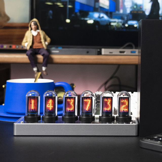 Picture of Marvel Colorful IPS Screen Nixie Tube Clock | Desk Clock For Best Home Decor | Unique Gift Idea for Your Loved Ones