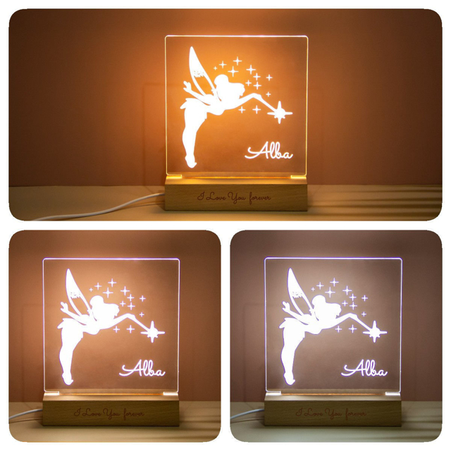 Picture of Personalized Name Night Light With Animals | Customize It With Your Kid's Name | Best Birthday, Christmas Gift For your Loved Ones