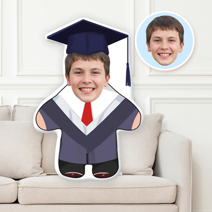 Picture of Personalized 3D Face Photo Mini Pillow | Customized Face Mini Dolls | Graduation Gift Pillow Dolls