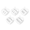 Picture of 925 Sterling Silver Engraved Heart Pendant Family Birthstone Necklace for Moms | Best Birthday Gift | Family members Souvenir Gift