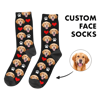 Picture of Customized Dog Head Photo Socks | Personalized Dog Photo Socks | Customized Dog Head Photo Socks In Various Styles