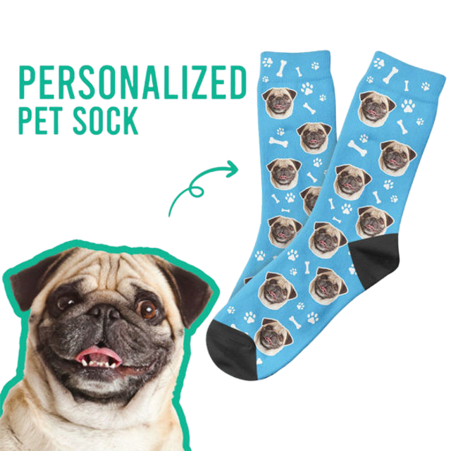 Picture of Customized Dog Head Photo Socks | Personalized Dog Photo Socks | Customized Dog Head Photo Socks In Various Styles