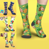 Picture of Customized Photo Socks | Personalized Avatar Socks | Customized Avatar Photo Fruit Style Socks