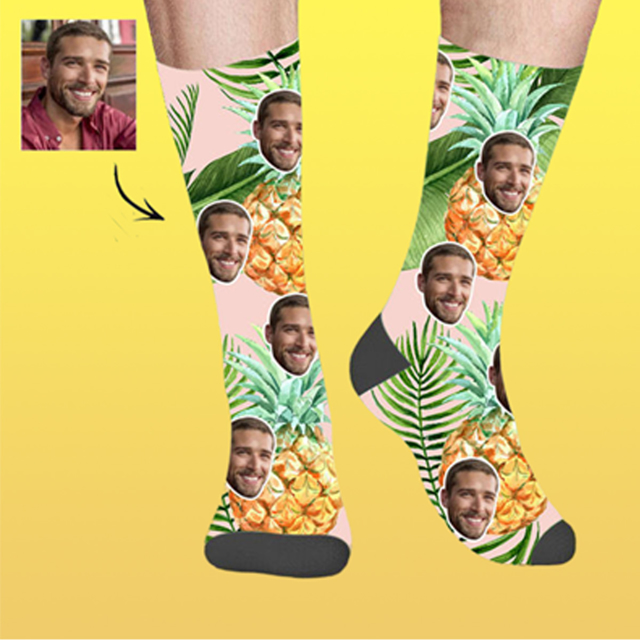 Picture of Customized Photo Socks | Personalized Avatar Socks | Customized Avatar Photo Fruit Style Socks