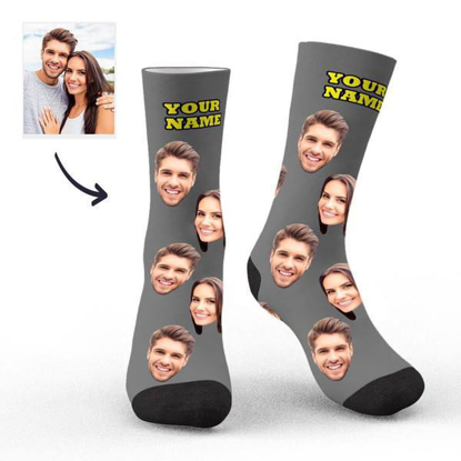 Picture of Custom Photo Socks | Personalized Photo Socks | Custom Photo Socks Colorful