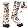 Picture of Customized Avatar Socks | Personalized Photo Socks | Customized Avatar Irregularly Arranged Socks