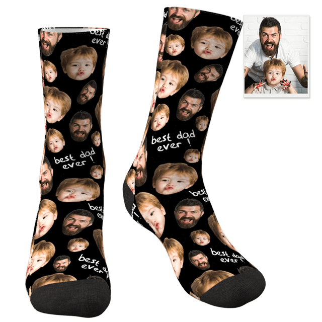 Picture of Customized Avatar Socks | Personalized Photo Socks | Customized Avatar Irregularly Arranged Socks