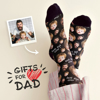 Picture of Customized Avatar Socks | Personalized Photo Socks | Customized Avatar Irregularly Arranged Socks