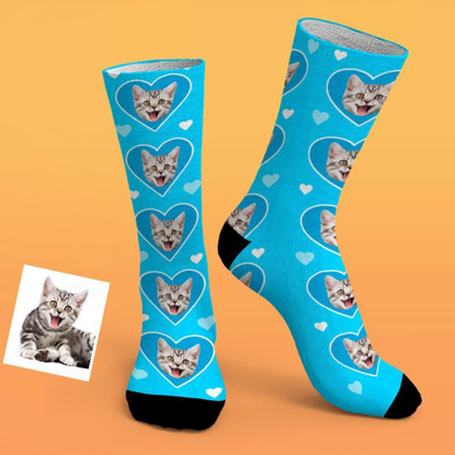 Picture of Customized Avatar Socks | Personalized Photo Socks | Customized Love Frame Avatar Socks