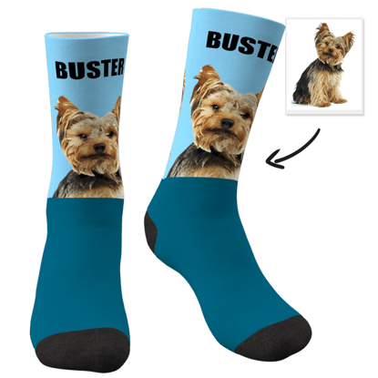 Picture of Customized Avatar Socks | Personalized Photo Socks | Customized Pet Avatar Text Socks