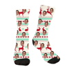 Picture of Customized Photo Socks | Personalized Avatar Socks | Custom Photo Christmas Style Socks