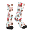 Picture of Customized Photo Socks | Personalized Avatar Socks | Custom Photo Christmas Style Socks