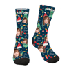 Picture of Customized Photo Socks | Personalized Avatar Socks | Custom Photo Christmas Style Socks