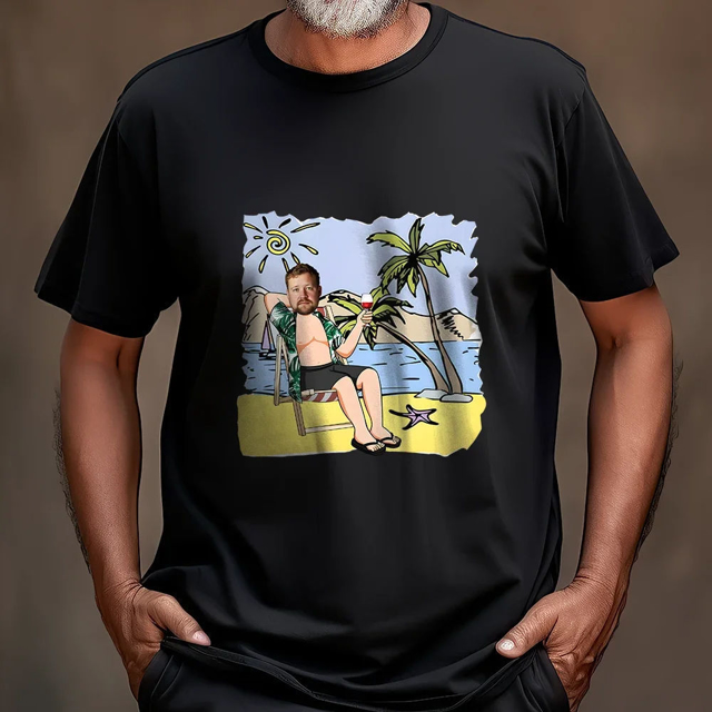 Picture of Custom T-Shirt | Custom Funny T-Shirt For Father's Day | Personalized T-Shirt with Face - copy