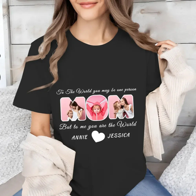 Picture of Custom T-Shirt | Custom Mother's Day T-Shirt | Personalized T-Shirt with Photo