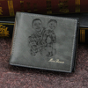 Picture of Custom Engraved Trifold Wallet for Men - Personalized Photo Wallet  - Christmas, Birthday or Father's day Gift