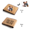 Picture of Custom Engraved Photo Wallet - Personalized Wallet for Dad - Christmas Gift - Gift for Parents