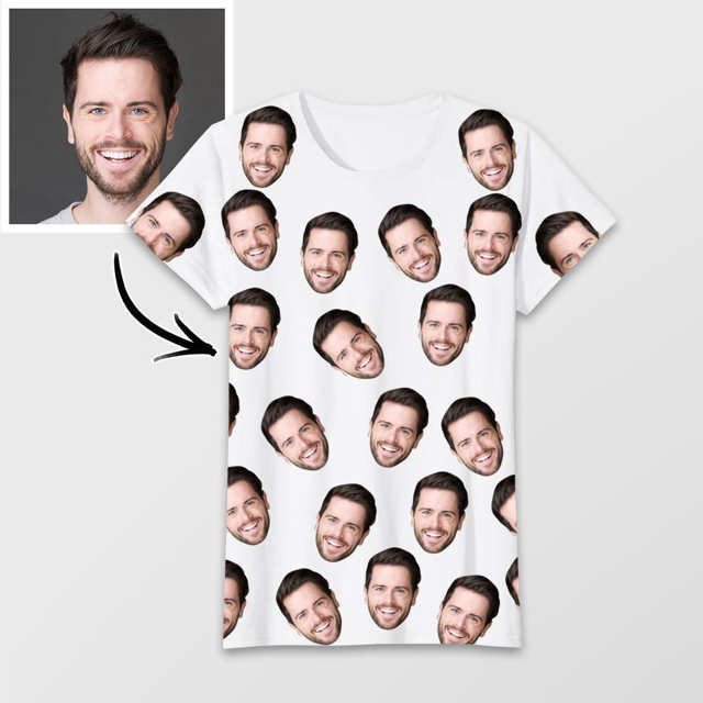 Picture of Custom T-Shirt | Custom Funny Copy Face T-Shirts | Personalize Add Your Avatar