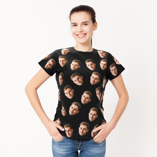 Picture of Custom T-Shirt | Custom Funny Copy Face T-Shirts | Personalize Add Your Avatar