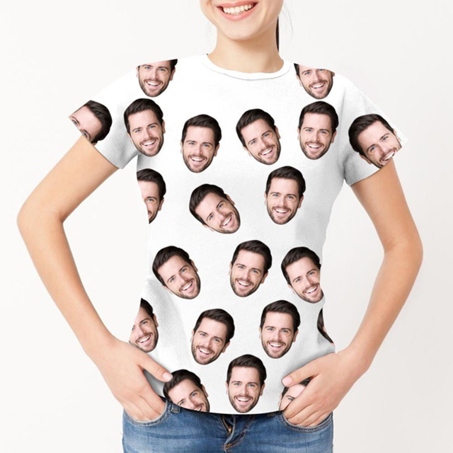 Picture of Custom T-Shirt | Custom Funny Copy Face T-Shirts | Personalize Add Your Avatar