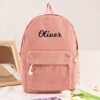 Picture of Personalized Canvas Backpack - Custom Embroidered Backpack - High School Backpack Preppy Style - Best Gifts for Kids