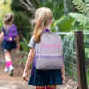 Picture of Custom Student Backpacks Pre-School Backpacks - Custom Embroidered Monogrammed Kids Seersucker Backpacks - Back to School Gifts for Kids