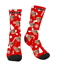 Picture of Custom Face Socks with Text | Personalized Photo Socks | Custom Christmas Red Socks