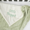 Picture of Personalized Baby Blanket - Custom Embroidered Baby Blanket - Custom Bubble Fleece Blanket - Best Gifts for Baby