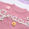 Picture of Personalized Embroidered Sweater for Baby & Toddler - Custom Name Embroidery Sweater - Best Knitted Xmas Sweater for Baby