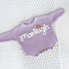 Picture of Personalized Embroidered Sweater for Baby and Toddler - Custom Name Embroidery Bodysuit Sweater - Best Knitted Xmas Sweater for Baby