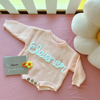 Picture of Personalized Embroidered Sweater for Baby and Toddler - Custom Name Embroidery Bodysuit Sweater - Best Knitted Xmas Sweater for Baby