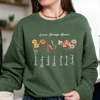 Picture of Custom Unisex Hoodies | Personalized Unisex Long Sleeve Sweatshirts | Custom Birth Flower Hoodies