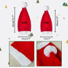 Picture of Custom Knitted Santa Hat with Name - Personalized Embroidered Family Christmas Hat - Best Christmas Gift