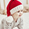 Picture of Custom Knitted Santa Hat with Name - Personalized Embroidered Family Christmas Hat - Best Christmas Gift