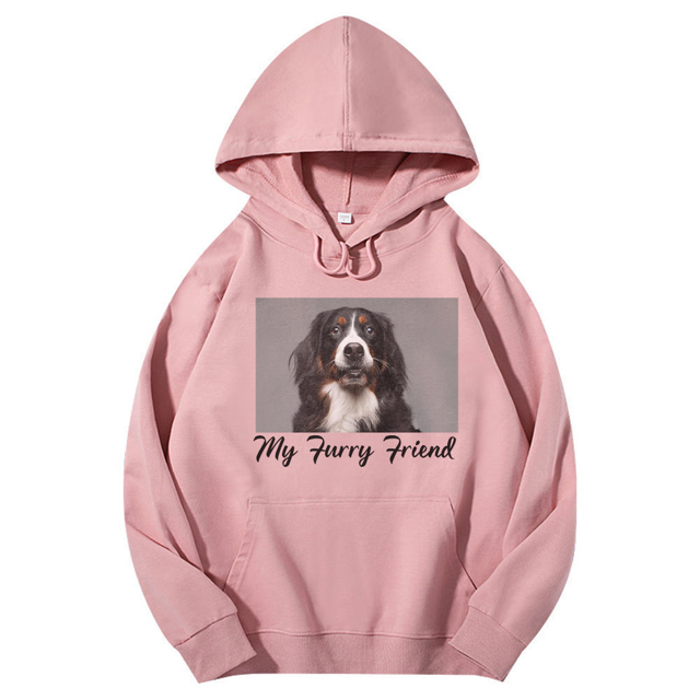 Picture of Custom Photo Text Hoodies | Personalized Unisex Long Sleeve Sweatshirts | Personalized Long Sleeve Sweatshirts