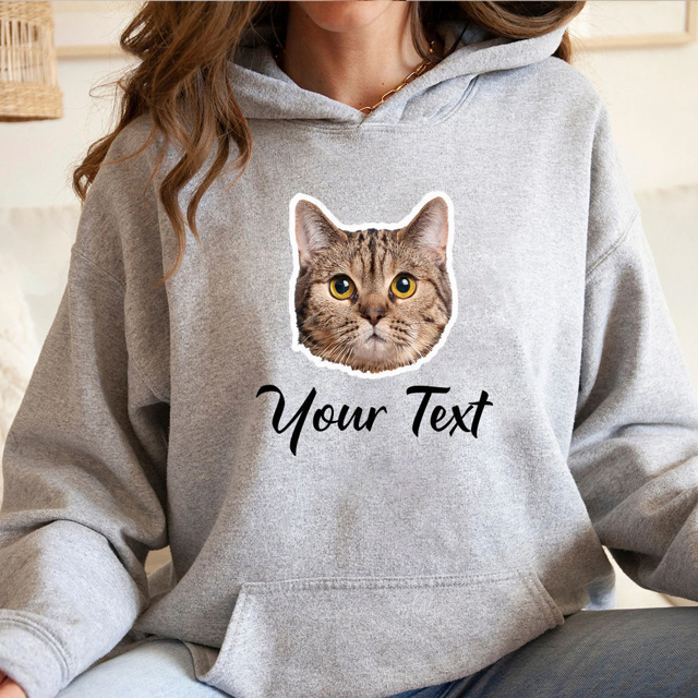 Picture of Custom Unisex Hoodies | Personalized Unisex Long Sleeve Sweatshirts | Valentine's Day Gifts