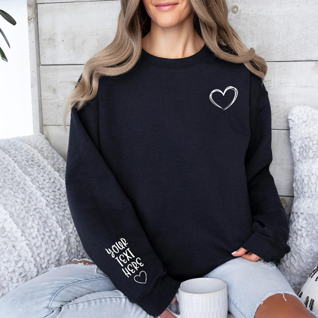 Picture of Customized Sweatshirts | Customized Unisex Text Hoodies | Personalized Long Sleeve Sweatshirts