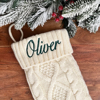 Picture of Personalized Embroidery Christmas Stocking - Custom Name Family Christmas Stocking - Knitted Xmas Stocking - Best Christmas Gifts