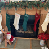 Picture of Personalized Embroidery Christmas Stocking - Custom Name Family Christmas Stocking - Knitted Xmas Stocking - Best Christmas Gifts