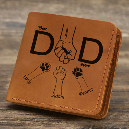 Picture of Custom Wallet for Men - Personalized Wallet for Loved One - Father's Day Gift, Christmas Gift