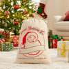 Picture of Personalized North Pole Gift Bags | Custom Santa Holiday Decoration Bags | Custom Christmas Gift Bags | Merry Christmas Gift Wrapping