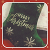 Picture of Personalized Velvet Embroidered Christmas Stocking - Custom Christmas Stocking with Name - Best Christmas Gifts