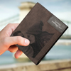 Picture of Personalized Men's Engraved Photo Wallet - Custom Photo Wallet - Father's Day gift