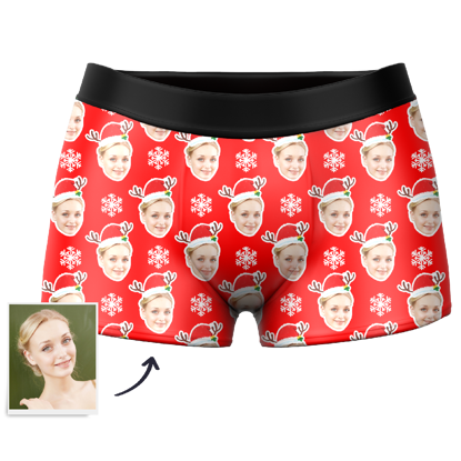 Picture of Customized underwear | Custom Christmas Gifts For Men's Boxer Briefs